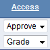 Select level of instructor access