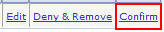 Click the Confirm Link