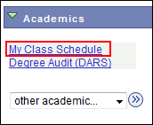 Click My Class Schedule
