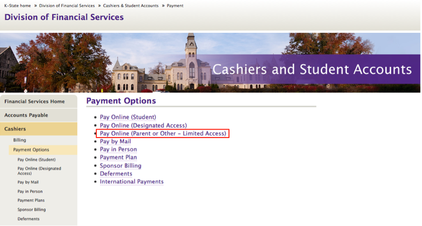 Division of Financial Services - Pay Online