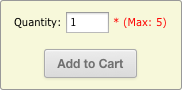 Enter Quantity and Click Add to Cart