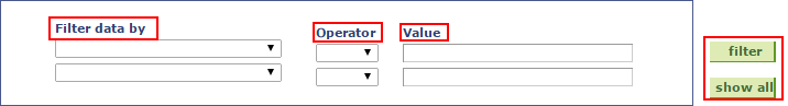 Filter Advisee Test Results