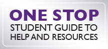 One Stop: Student Guide to Help and Resources
