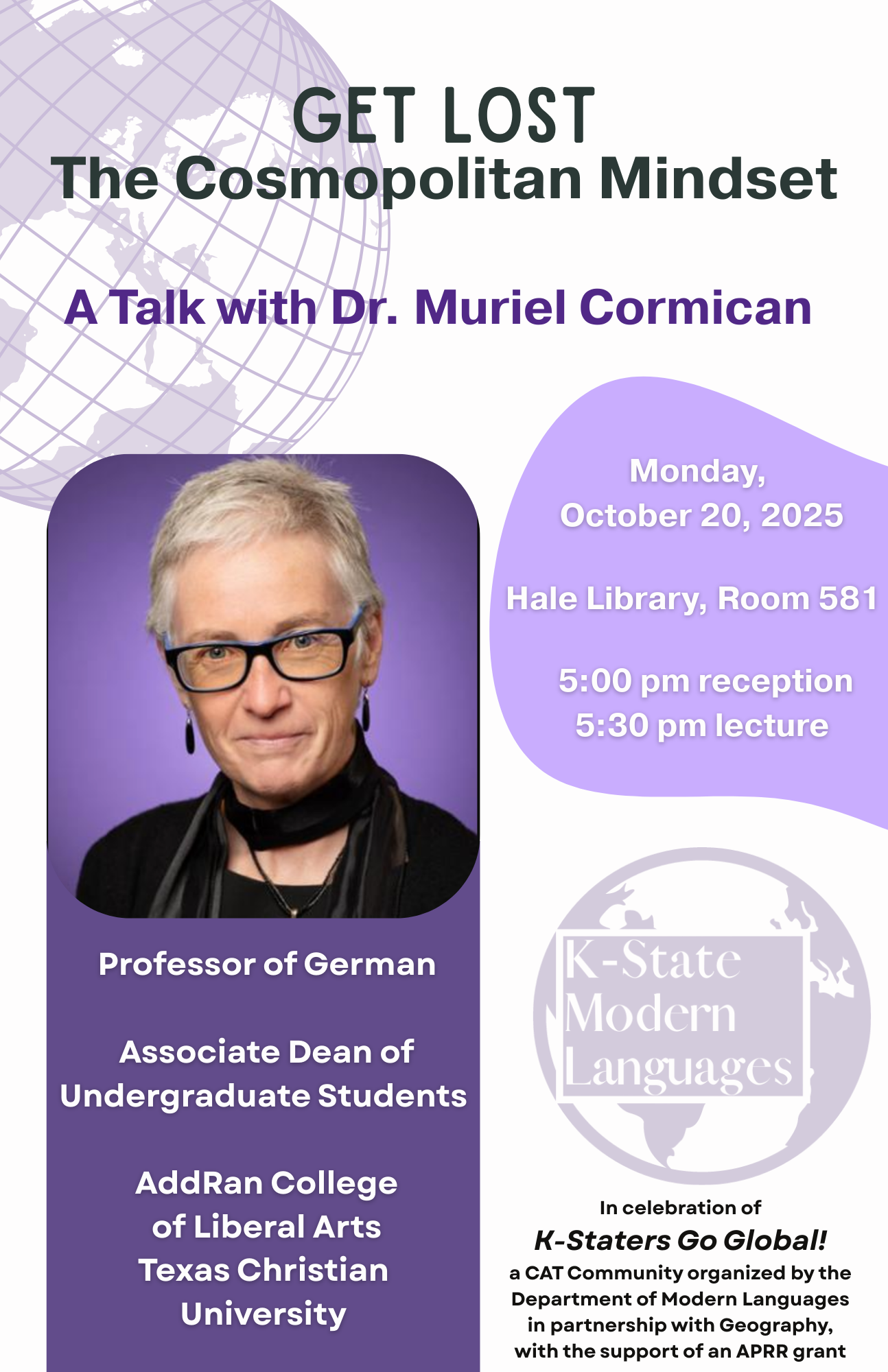 Talk with Dr. Muriel Cormican
