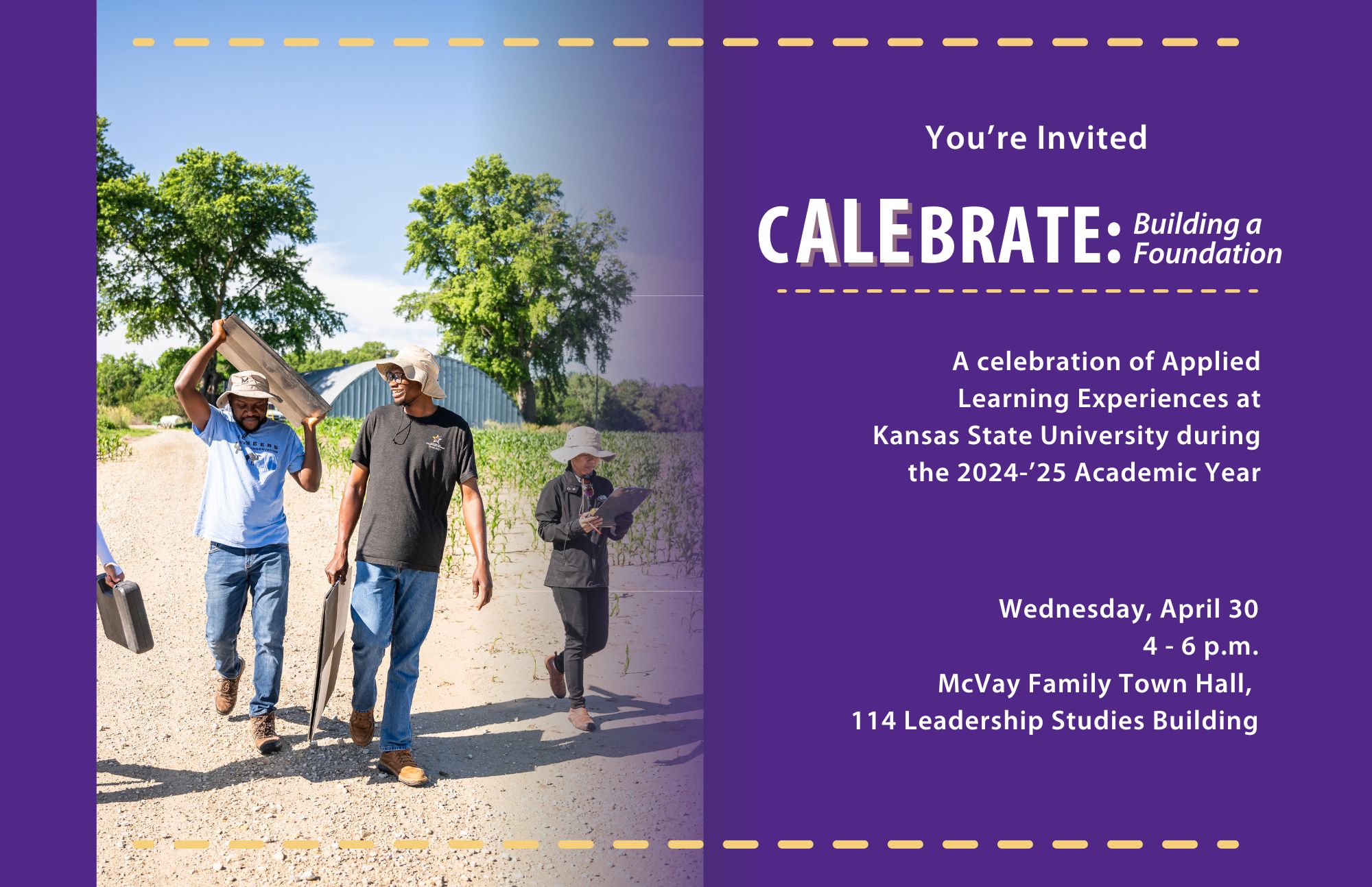 Celebrate: Building a Foundation for Applied Learning. Flyer. More details listed on the page. 