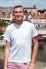Nathan Nordstedt poses for a photo while studying in the Czech Republic.