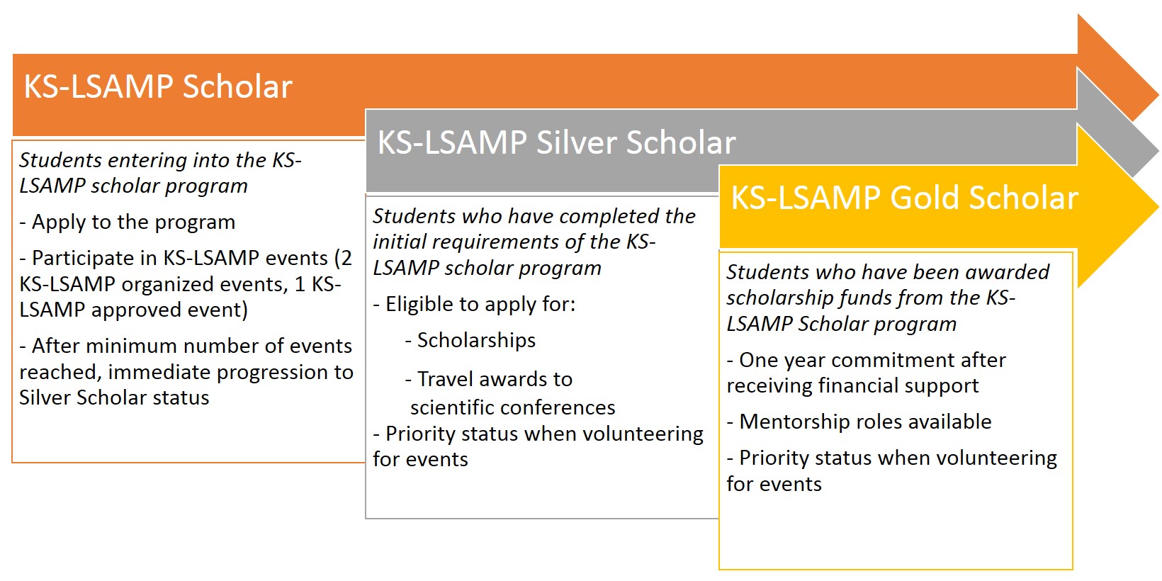 KS-LSAMP Scholar Levels