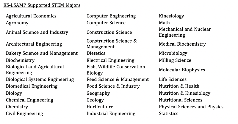 KS-LSAMP STEM fields