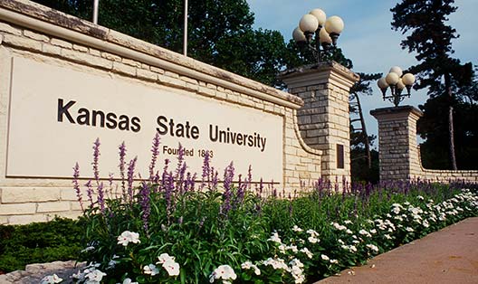 Kansas State University - K-State campus map: Higinbotham Gate