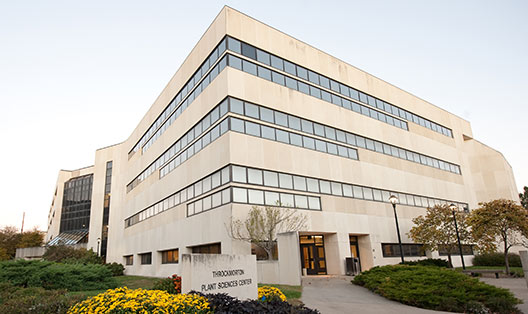 Photograph of Throckmorton Plant Sciences Center