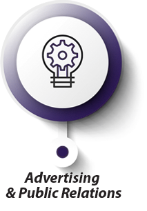 advertising and public relations program icon