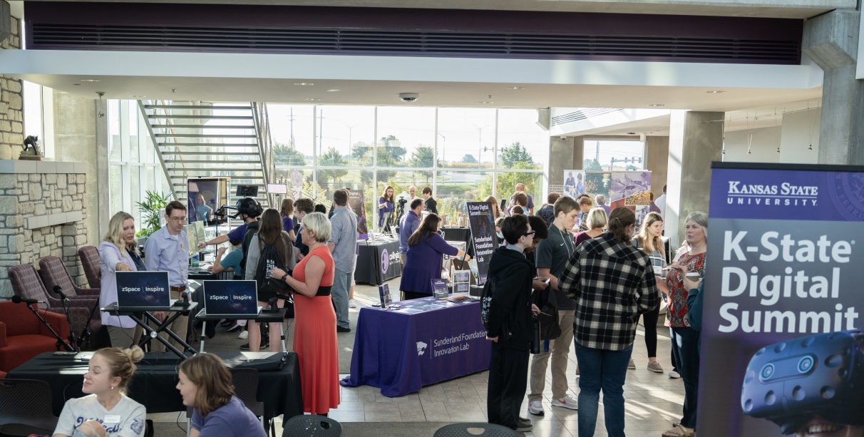  students participating in immersive workshops during digital summit