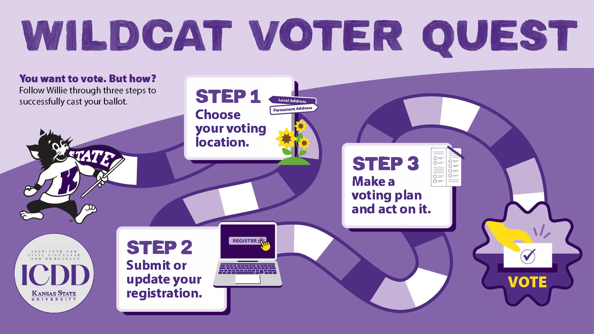Wildcat Voter Quest graphic