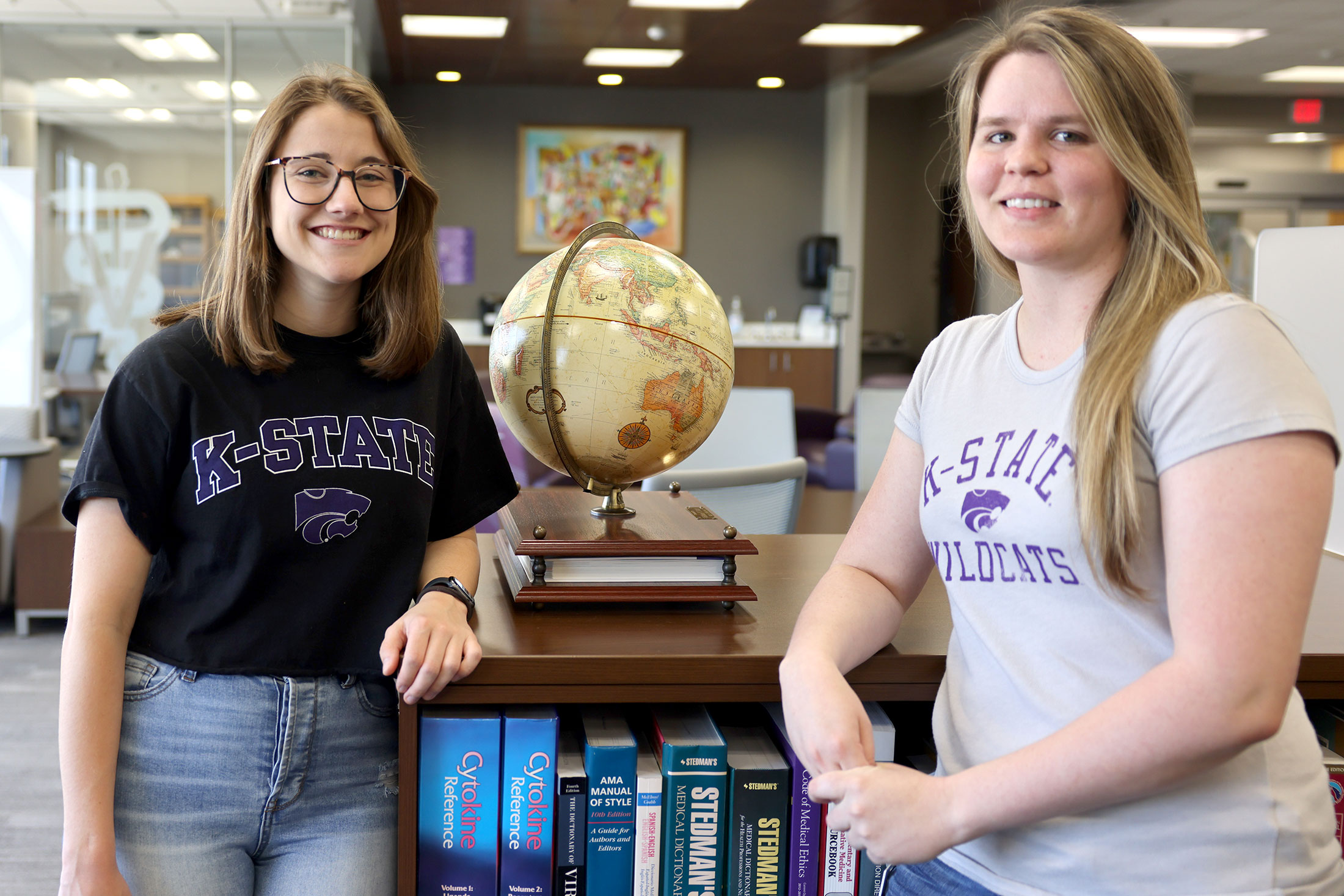 Hailey Weaver, left, and Marquette Stanley