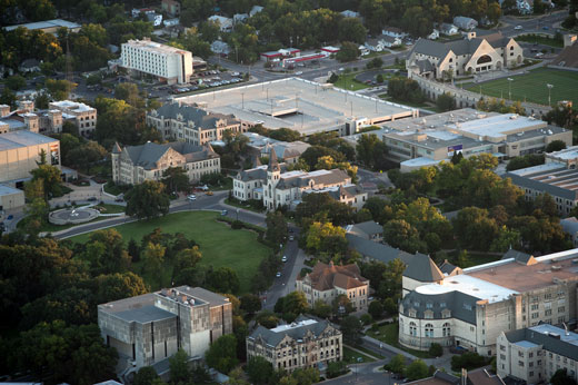 Kansas State University aerial photo