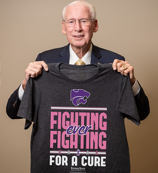 Bill Snyder and Fight for a Cure shirt