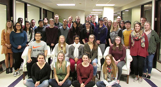 The 2018-2019 recipients of Cancer Research Awards from the Johnson Cancer Research Center at Kansas State University.