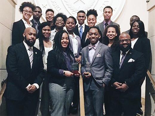 Delegates of Kansas State University's Black Student Union 