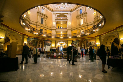 2017 Capitol Graduate Research Summit in the State Capitol Building in Topeka.