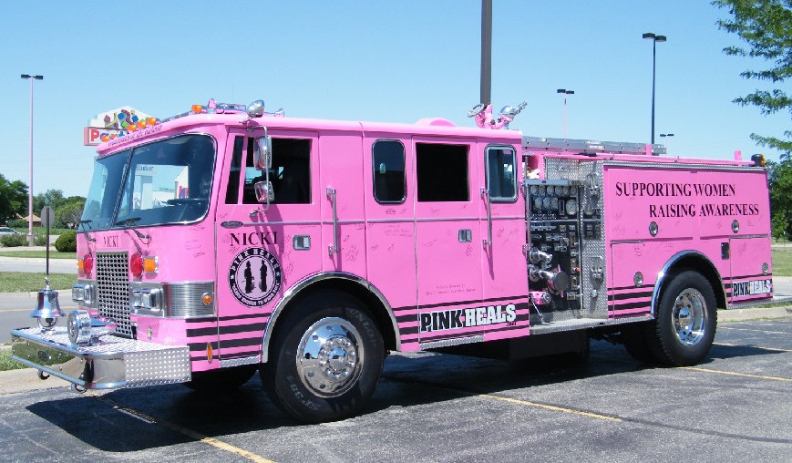 Pink Fire Truck