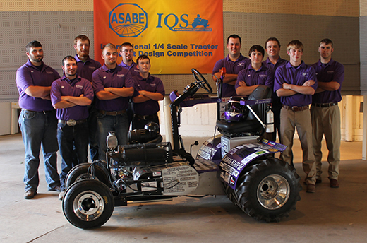 Quarter-scale tractor team