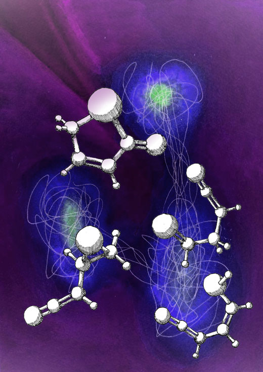 Light-induced ring opening reaction