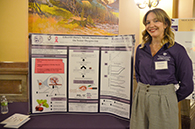 Ramona Weber, doctoral student in Health and Human Sciences specializing in Kinesiology, received an award for her outstanding research poster presentation, "Effect of dietary nitrate supplementation on tumor oxygenation."
