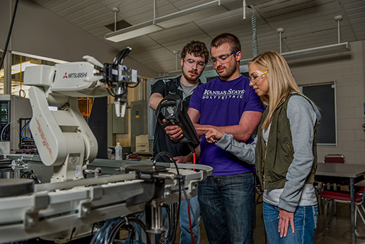 A new degree option in robotics and automation will be offered at Kansas State University Polytechnic Campus beginning this fall.