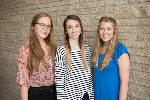 Kirmser Undergraduate Research Award winners for group research