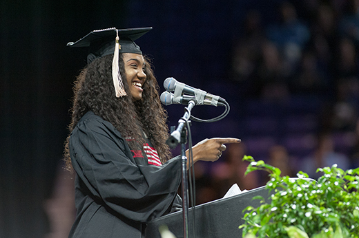 Student speaker