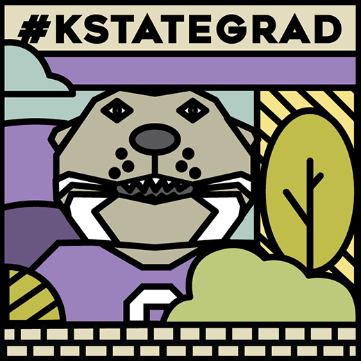 K-State Grad graphic