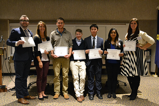 Winners of Kansas State University's annual Research and the State competition