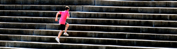 stairs at Memorial Stadium