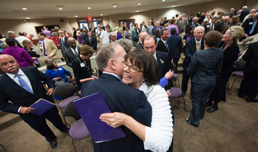School of Leadership Studies building dedication