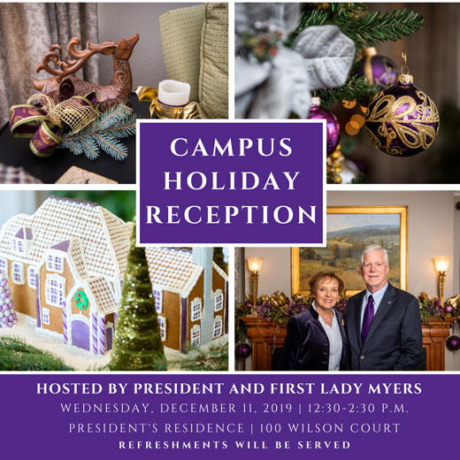 Holiday Reception invitation