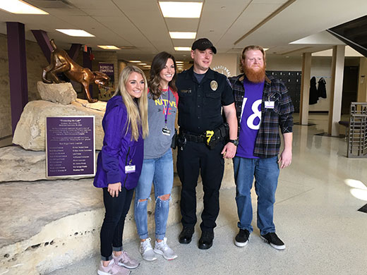 K-State students and police officer recognized for life-saving efforts 