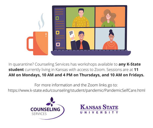 Counseling Services workshops