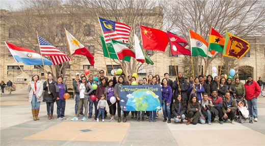 International Parade in ICC International Week, Spring 2018