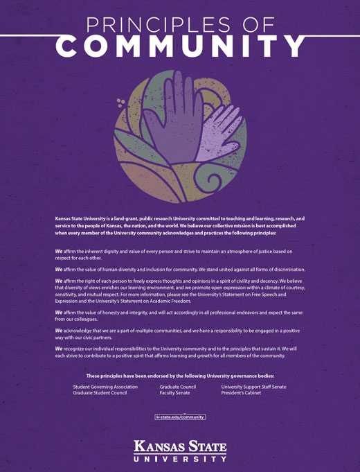 Principles of Community poster