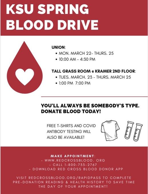 blood drive flyer