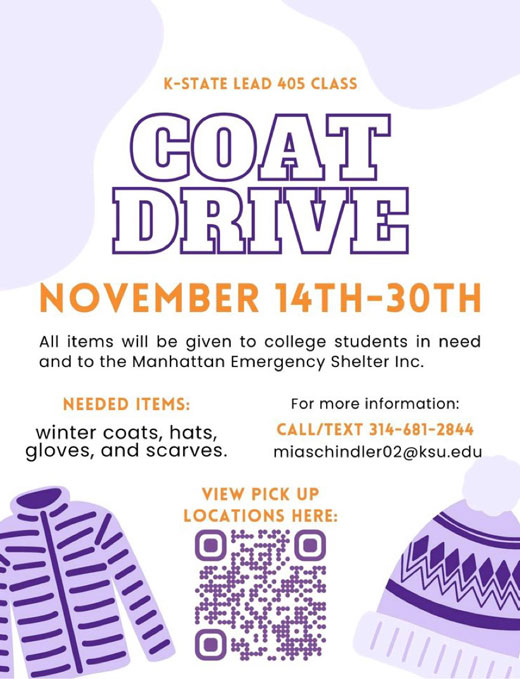 Coat drive flyer