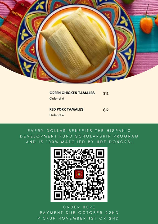 Tamale sale flyer