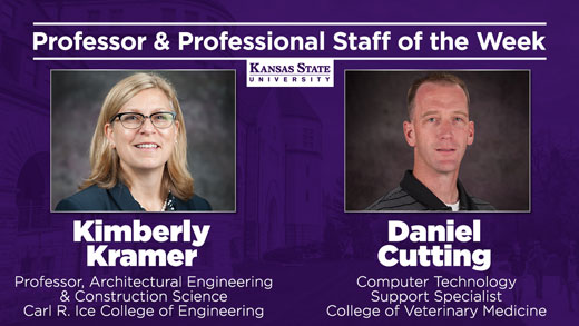 Professional Staff and Professor of the Week