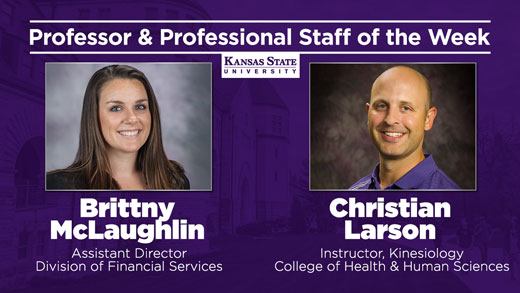 Professional Staff and Professor of the Week