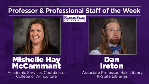 Professional Staff and Professor of the Week