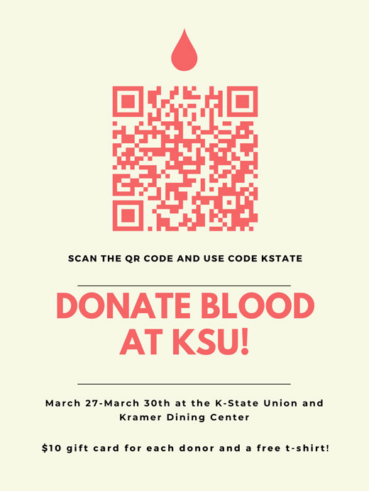 Blood drive flyer