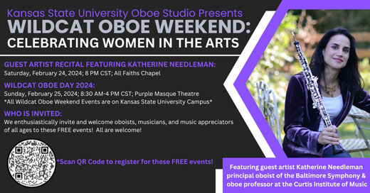 Wildcat Oboe Weekend flyer