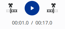 Trim and Play buttons