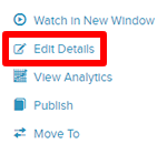 Edit Details button