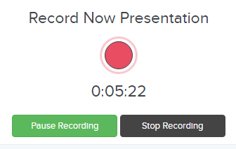 Stop Recording button